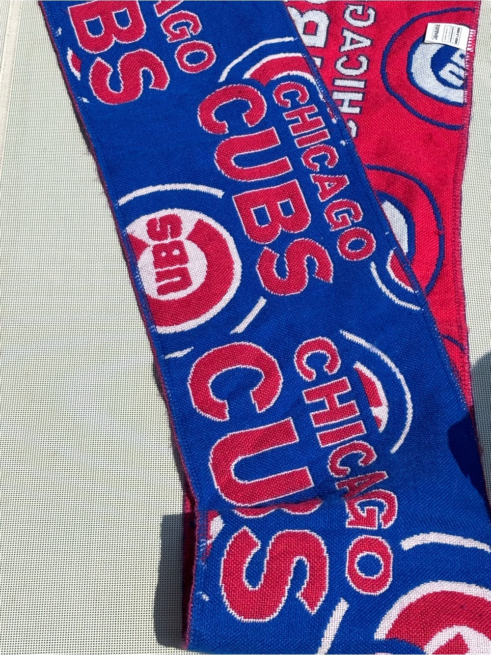 Chicago Cubs Knit Fan Scarf - Blue & Red